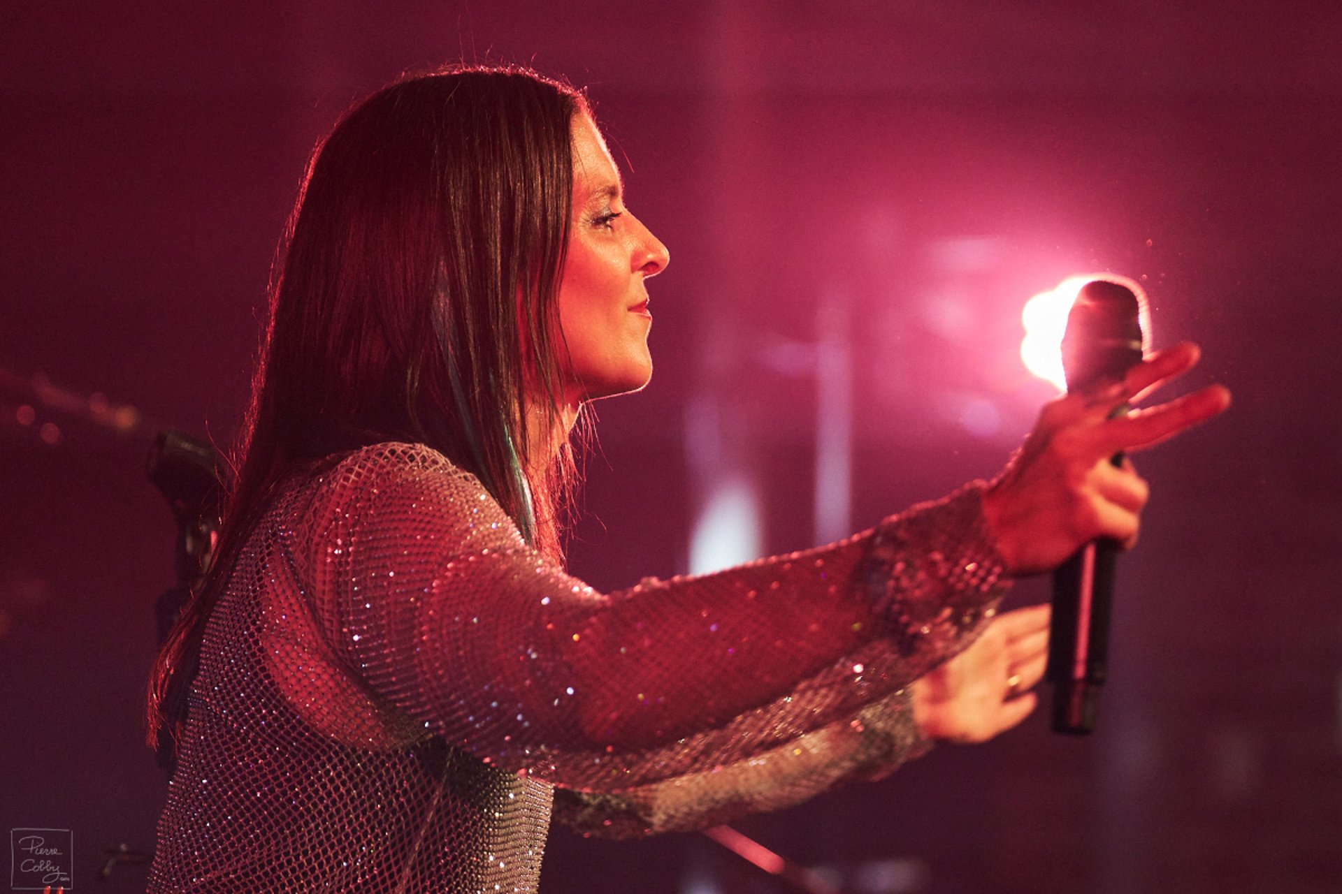 Furalines singer performing live at an event
